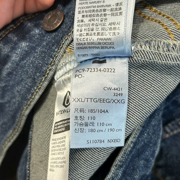 Levi's Trucker Jacket NWT Men's Sz XXL Dark Wash Denim Retro Skater Streetwear - Picture 9 of 9